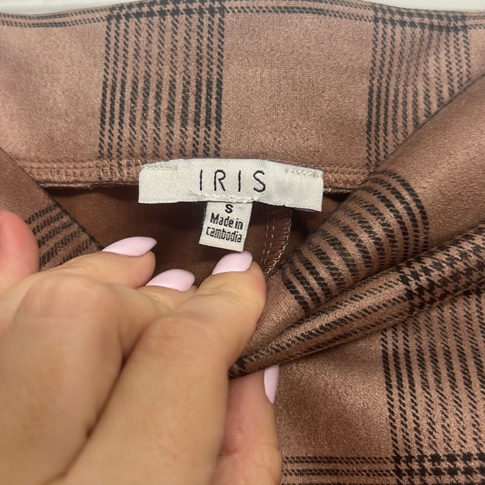 NWT Iris Plaid Skort - Picture 3 of 5